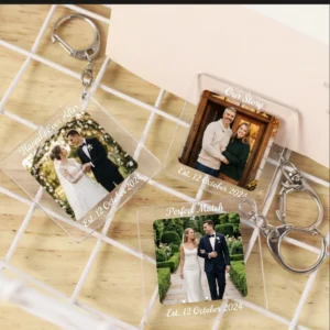 Personalized Custom Photo Keychain