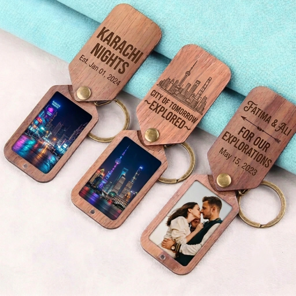 Personalized Custom Photo Keychain